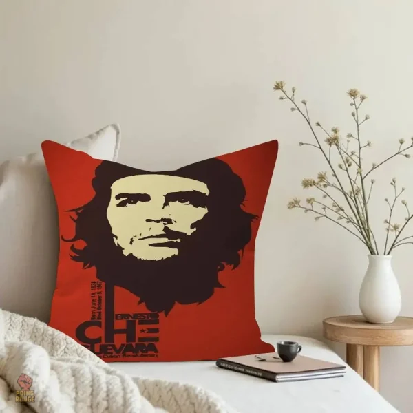 Coussin avec portrait iconique de Che Guevara