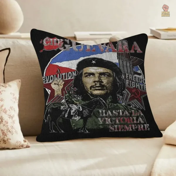 Coussin Che Guevara, symbole de la révolution