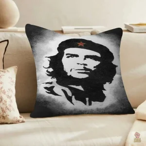 Housse coussin Che Guevara portrait multicolore