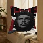 Coussin pop art Che Guevara, style révolutionnaire