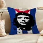 Coussin décoratif portrait sépia révolutionnaire