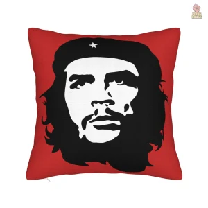 Housse coussin Che Guevara bleu nuit classique
