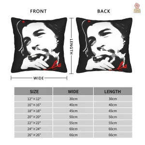 Coussin Che Guevara avec fond orange doux
