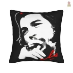 Coussin décoratif Che Guevara design contemporain rouge