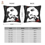 Housse de coussin graphique portrait Che Guevara