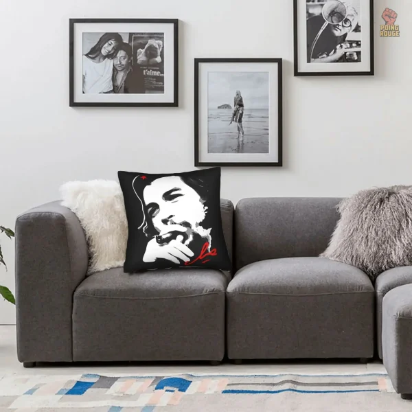 Coussin Che Guevara rétro en tissu graphique