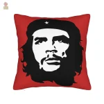 Housse décorative Che Guevara portrait rouge vif