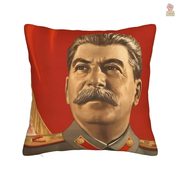 Housse de coussin inspirée par l'iconographie communiste