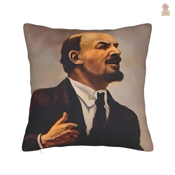 Housse de coussin avec motif historique Lenine