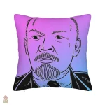 Coussin style affiche avec Lénine