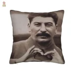 Housse de coussin vintage avec profil de Lenine