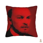 Housse de coussin à thème communiste, style rétro