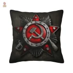 Housse coussin Russie inscription rouge aigle présidentiel - vue 6
