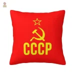 Housse coussin aux couleurs du drapeau russe