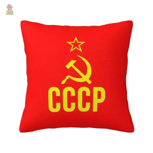 Housse coussin aux couleurs du drapeau russe