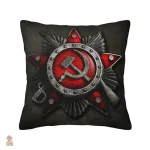Housse coussin or drapeau Russie aigle à deux têtes - vue 8