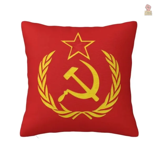 Housse coussin Russie aigle présidentiel or - vue 7