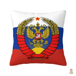 Housse de coussin Russie blason hybride URSS