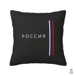 Housse de coussin russe, éclaboussures artistiques