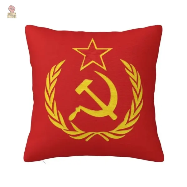 Housse de coussin tricolore avec drapeau russe - vue 9