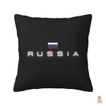 Housse de coussin inspirée du drapeau russe