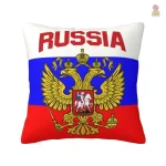 Housse de coussin aux couleurs de la Russie