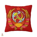 Housse coussin Russie médaille soviétique étoile dorée - vue 5