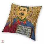 Coussin ornemental byzantin aux influences religieuses