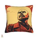 Housse coussin décorative Staline thème insolite