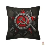 Housse de coussin URSS blason globe faucille marteau - vue 9