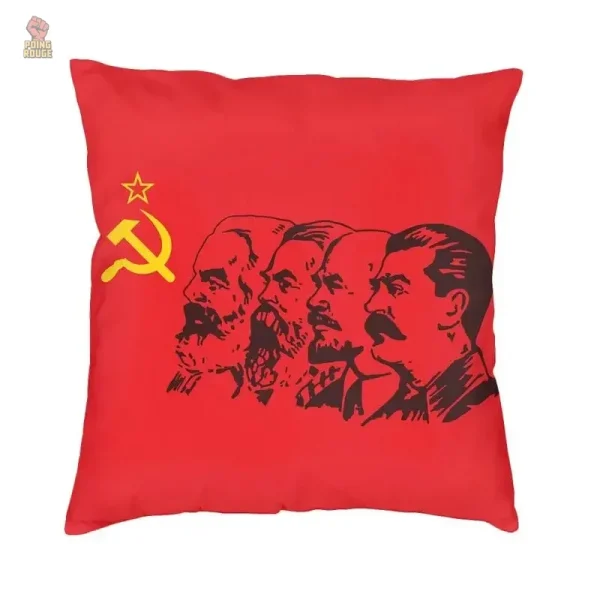 Coussin inspiré de l'URSS avec design lumineux