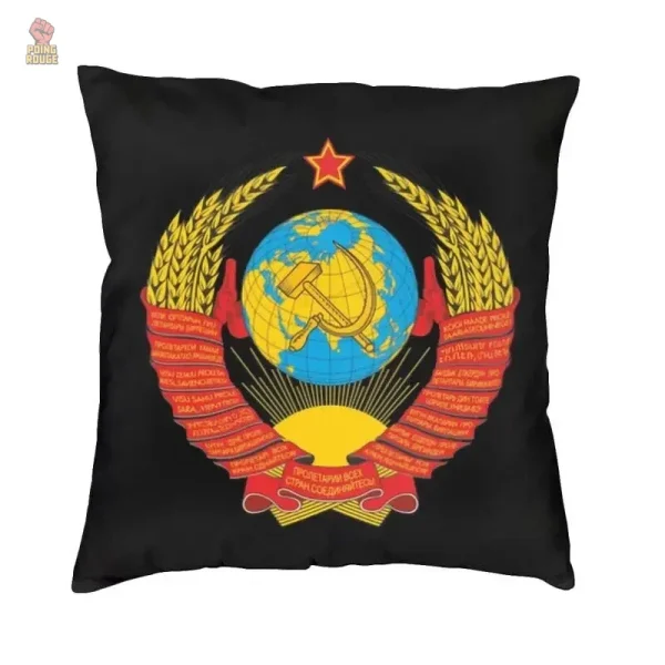 Housse de coussin décorative au design rétro