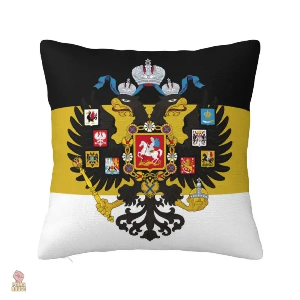 Housse coussin URSS faucille marteau étoile fond rouge - vue 8