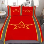 Décoration de lit AK47 avec motifs communistes