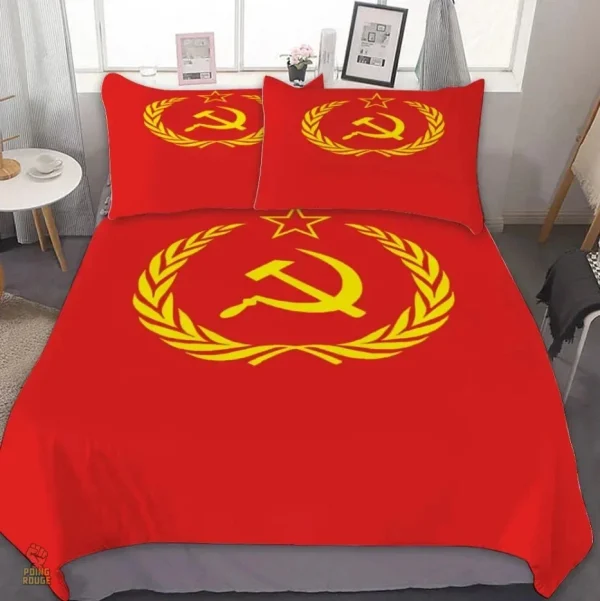 Design unique : housse CCCP pour la chambre