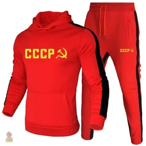 Pantalon de jogging communiste en gris