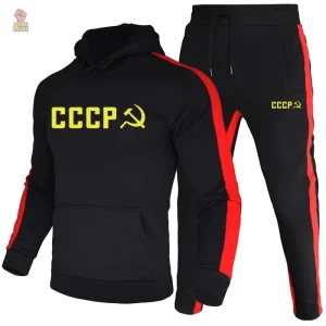 Pantalon de jogging communiste avec faucille et marteau