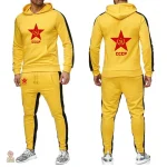 Jogging élégant avec motif étoile communiste
