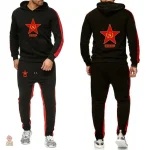 Jogging CCCP étoile noire bandes rouges