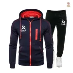 Hoodie zippé CCCP pour un style communiste moderne
