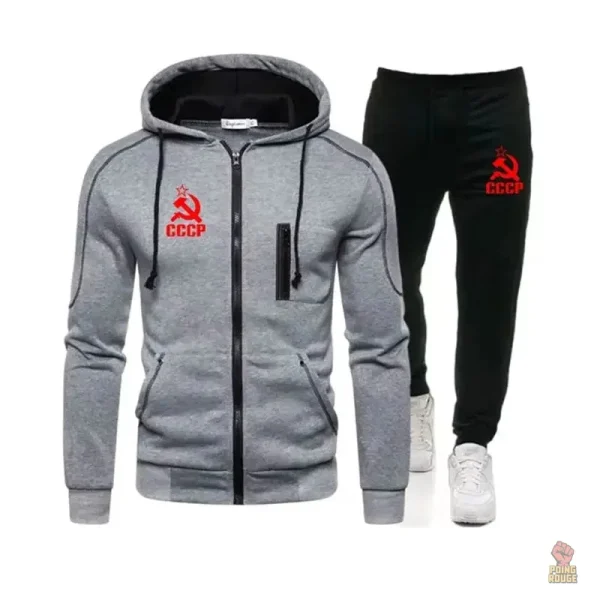Sweat CCCP avec motif faucille et marteau distinctif