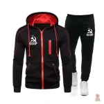 Vêtement de jogging CCCP avec zip et design communiste