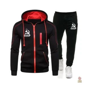 Vêtement de jogging CCCP avec zip et design communiste