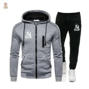 Vêtement de jogging avec logo faucille et marteau