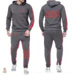 Jogging rouge CCCP avec détails noirs