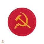 Patch brodé rond CCCP faucille et marteau, lot de 5 pièces