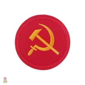 Patch brodé rond CCCP faucille et marteau, lot de 5 pièces