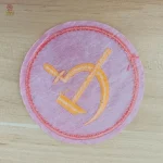 Ecussons communistes ronds, symbole faucille et marteau