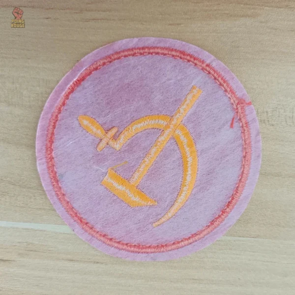 Ecussons communistes ronds, symbole faucille et marteau