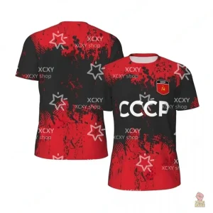 Maillot CCCP football rouge et noir